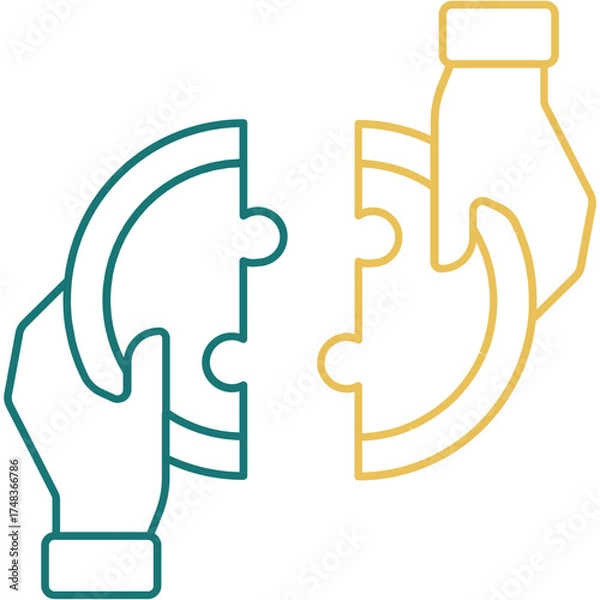 Fototapeta Partner Network Icon