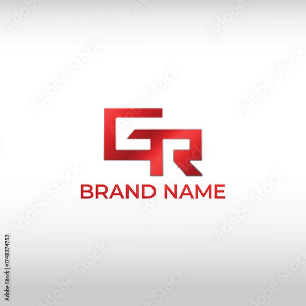 Fototapeta GR Geometric Logo Vector