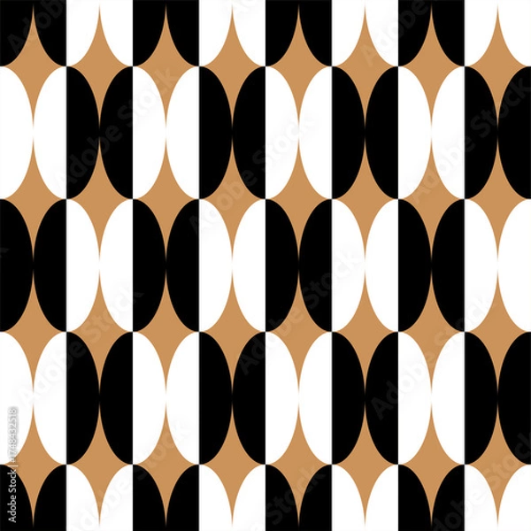 Obraz Seamless abstract geometric pattern. Vector Illustration.