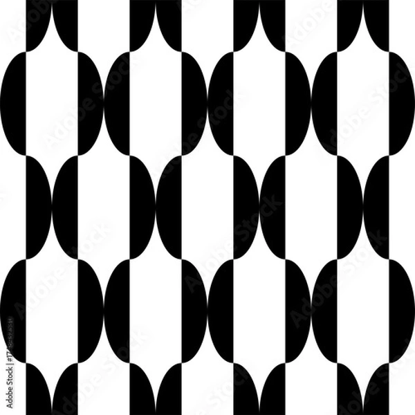 Obraz Seamless abstract geometric pattern. Vector Illustration.