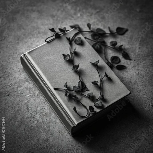 Obraz old book on a black background