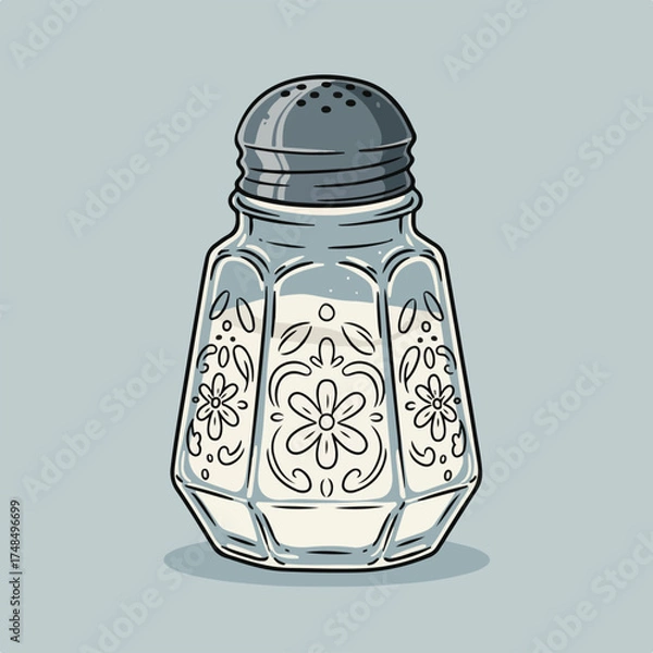 Fototapeta Kitchen Salt Dispenser