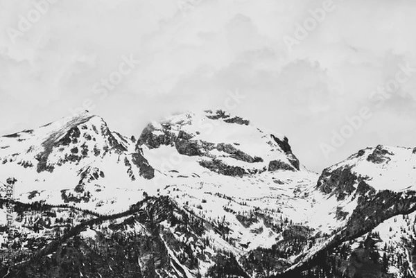 Obraz mountain landscape with snow