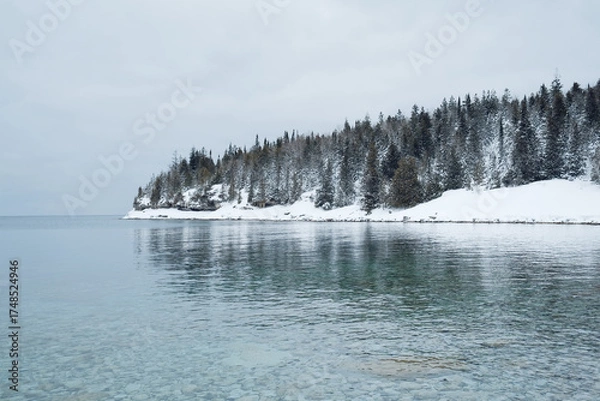 Obraz snow covered mountains