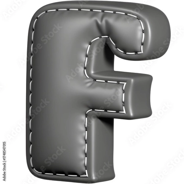 Obraz Sleek silver lettermark icon for social media marketing that's perfect for branding campaigns and modern communication strategies across digital platforms