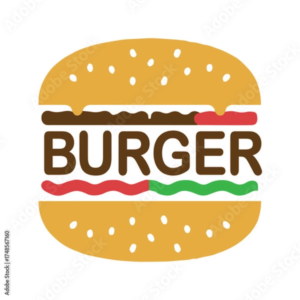 Obraz fast food icon