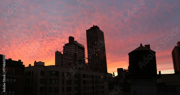 Obraz Manhattan Skyline at Sunset
