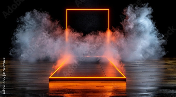 Obraz fire burning in the fire