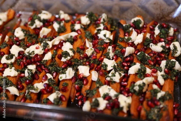 Fototapeta roasted pumpkin 