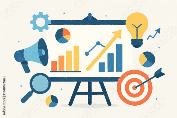 Fototapeta vector music background