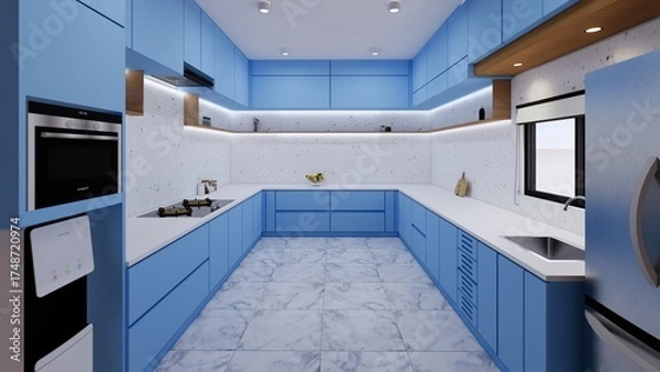 Obraz modern kitchen interior