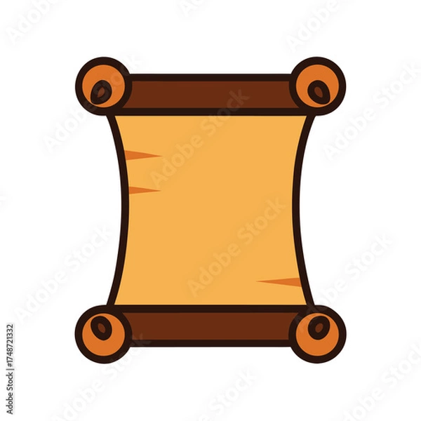 Obraz antique scroll frame vector in vintage style