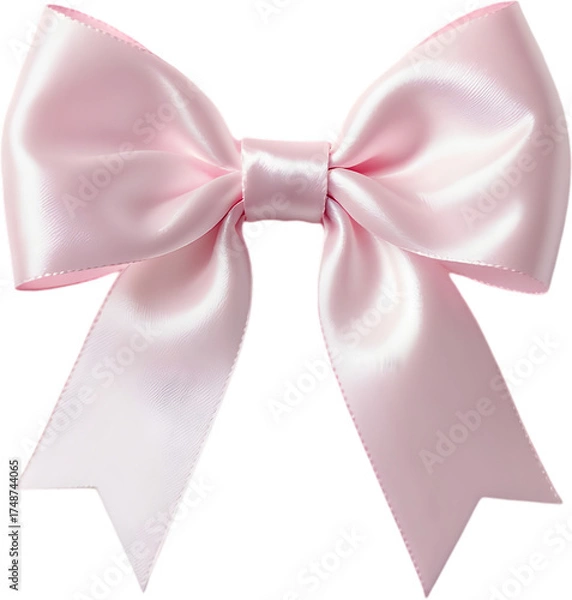 Obraz Satin Pink Ribbon Bow 