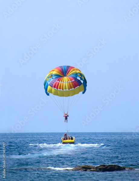 Obraz Parasailing latem