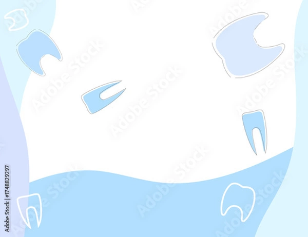 Obraz 歯のバックグランド
