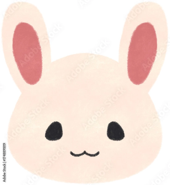 Fototapeta 귀여운 토끼 얼굴