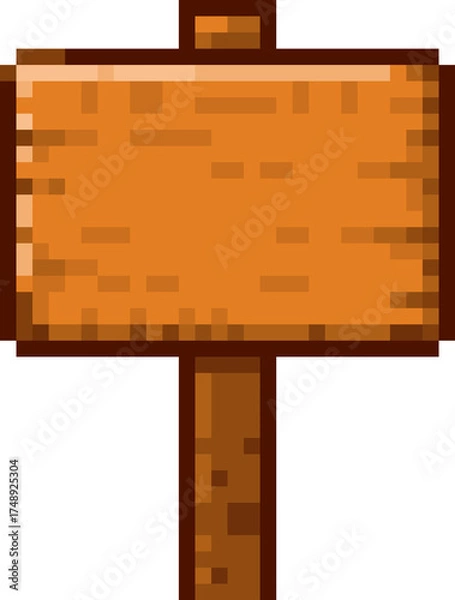 Obraz 픽셀 화살표 표지판