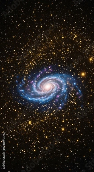 Fototapeta Whirlpool Galaxy - A Stunning Spiral in the Constellation Canes Venatici.