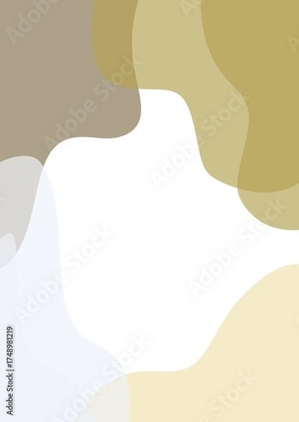 Fototapeta vector illustration of an abstract background with waves green aesthetic color