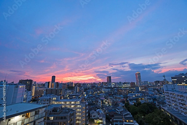 Obraz 燃えるような空