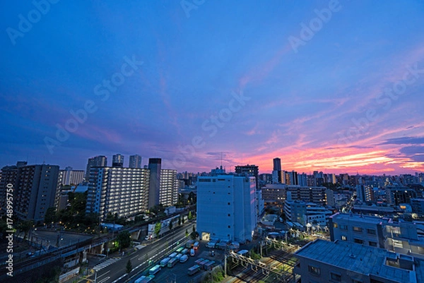 Obraz 燃えるような空