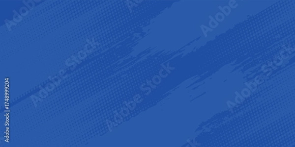 Fototapeta gradient blue pattern grunge texture background. Dots pop art comics sport style.gradient