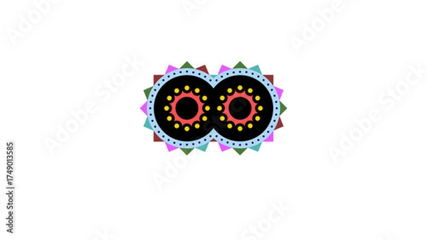 Obraz ornate-infinity-symbol-geometric-colorful-pattern