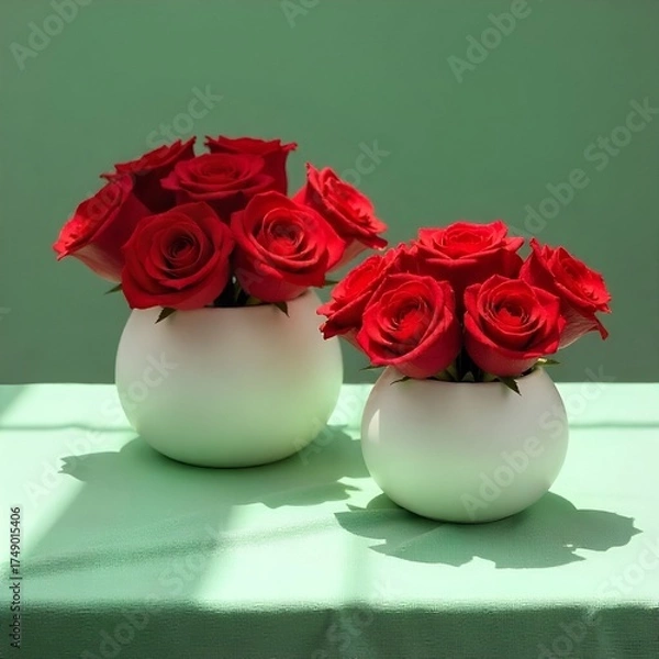 Obraz roses in vase