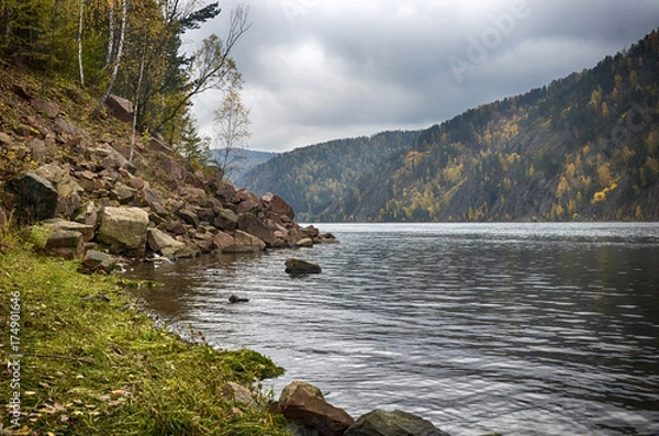 Obraz осень енисей