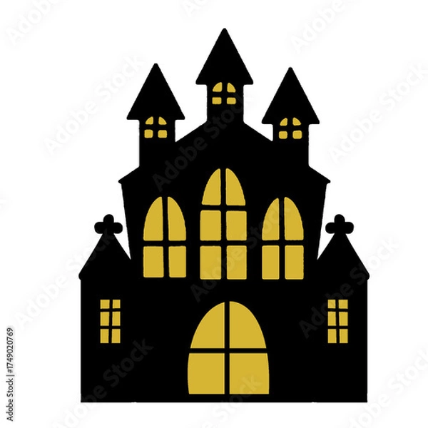 Obraz castle in the night