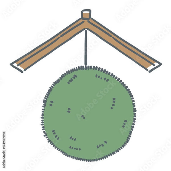 Obraz 杉玉のイラスト