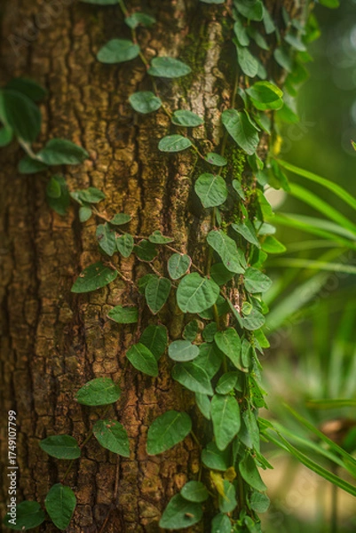 Obraz Árbol y enredaderas 