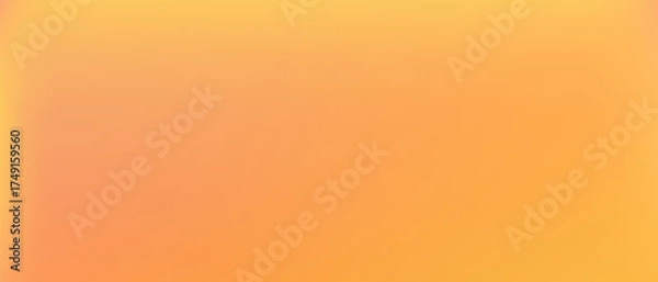 Fototapeta Abstract autumn gradient background. Soft fall color gradation for elegant banner in yellow and orange graphic. Modern blur bg with organic smooth and cozy glow element. Luxury ambient aura concept.