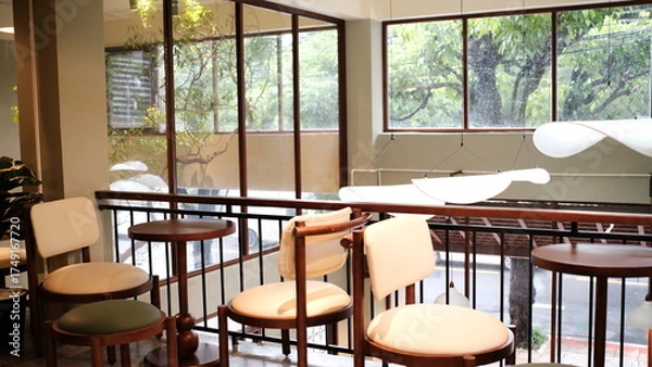 Obraz table and chairs