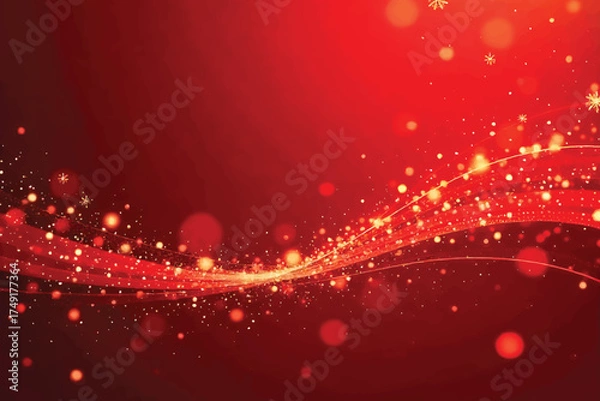 Obraz Christmas & Winter vector Background