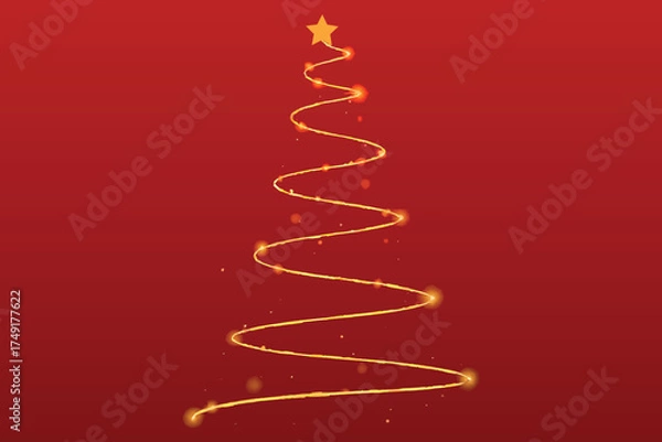 Obraz Christmas & Winter vector Background