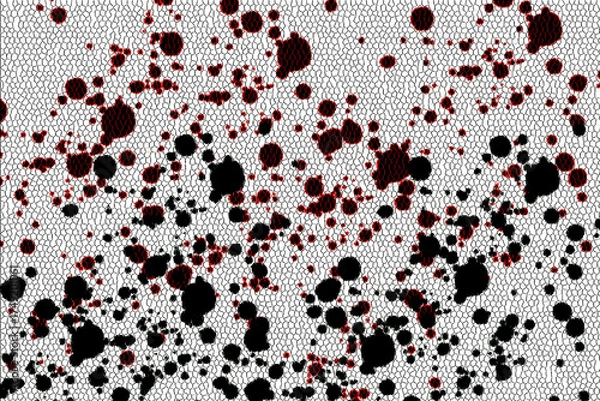 Obraz red and white background