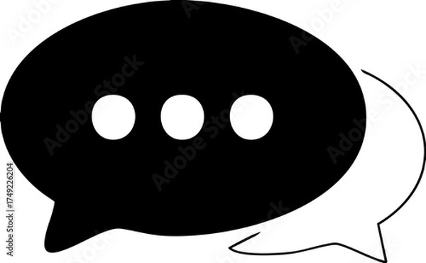 Obraz Comic Conversation Balloons