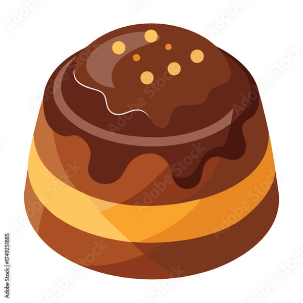 Fototapeta Chocolate Dessert Candy Sweet Confection Cocoa Treat Decadent Delight Gourmet Food