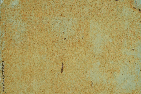 Obraz old painted rusty metal wall