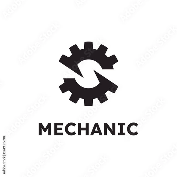 Obraz S Gear Logo  icon design template elements