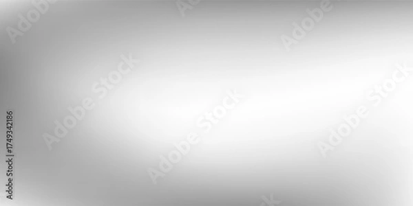Fototapeta Modern silver foil mesh background with metal mirror texture. Chrome gradient surface art simple design