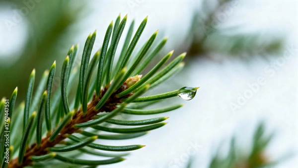 Obraz fir tree branch