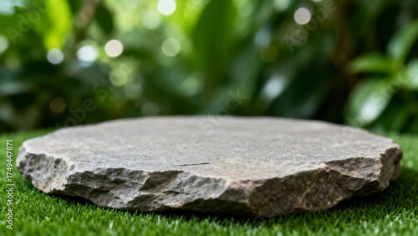 Obraz frog on the stone