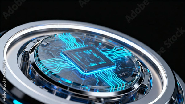 Obraz watch on a black background