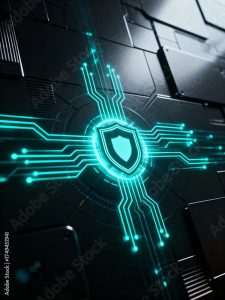 Fototapeta circuit board background