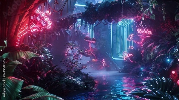 Fototapeta Explore vibrant coral reefs and marine life in a stunning underwater scene