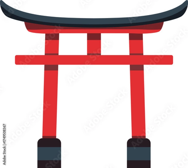 Fototapeta 鳥居　神社　アイコン