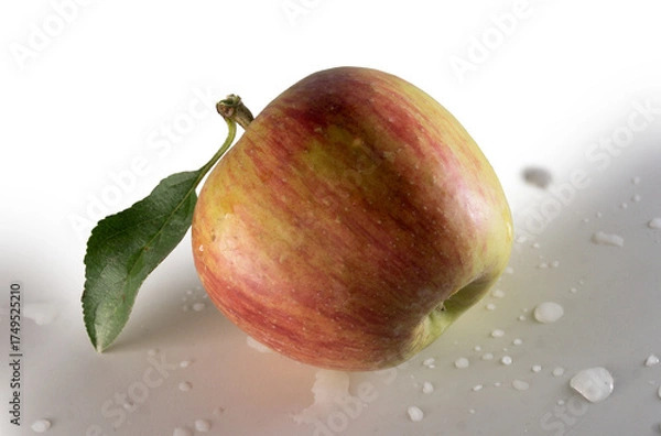 Fototapeta Nur ein Apfel