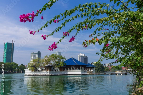 Fototapeta Gangarama Buddhist Temple, Colombo, Sri